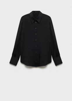 MANGO Koszule I Bluzki*Satynowa, lejąca koszula