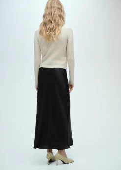 MANGO Spódnice*Satynowa spódnica midi