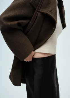 MANGO Spódnice*Satynowa spódnica midi