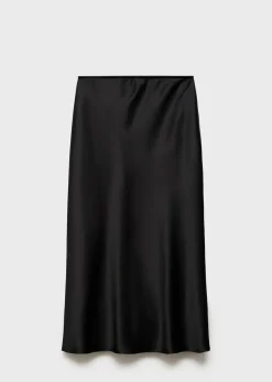 MANGO Spódnice*Satynowa spódnica midi