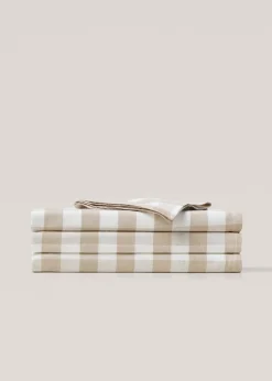 MANGO Obrusy*Serwetka z bawełny i lnu w kratę