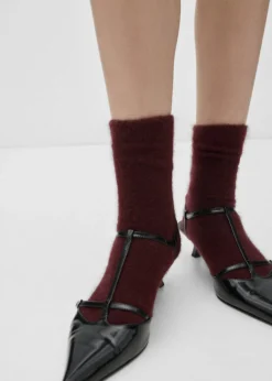 MANGO Więcej Akcesoriów*Skarpetki z kaszmirowej dzianiny