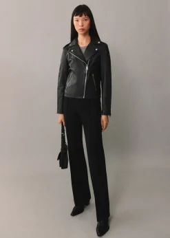 MANGO Kurtki|Skóra*Skórzana kurka biker