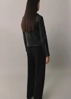 MANGO Kurtki|Skóra*Skórzana kurka biker