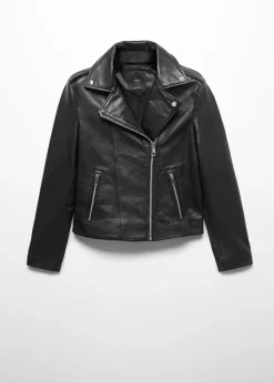 MANGO Kurtki|Skóra*Skórzana kurka biker