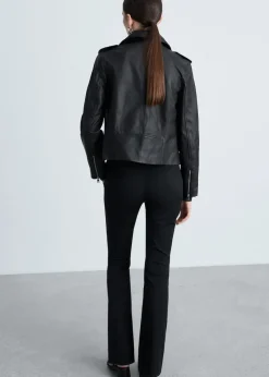 MANGO Kurtki|Skóra*Skórzana kurka biker