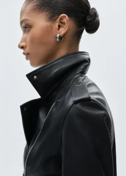 MANGO Kurtki|Skóra*Skórzana kurka biker
