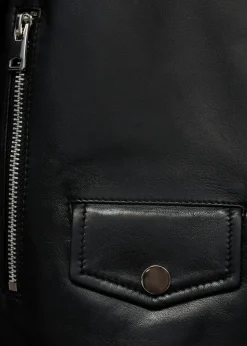 MANGO Kurtki|Skóra*Skórzana kurka biker