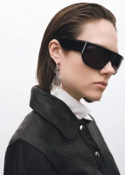 MANGO Kurtki|Skóra*Skórzana kurtka z klapami