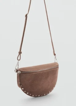 Dzieci MANGO Torebki*Skórzana torba w kształcie półksiężyca