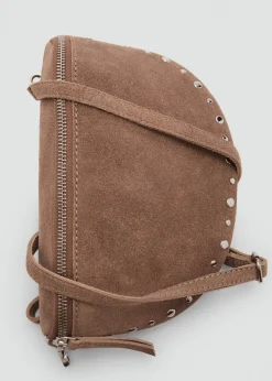 Dzieci MANGO Torebki*Skórzana torba w kształcie półksiężyca