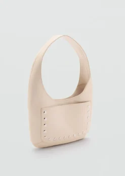 MANGO Torebki|Akcesoria Skórzane*Skórzana torebka z ćwiekami