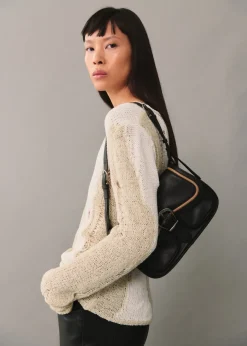 MANGO Torebki|Akcesoria Skórzane*Skórzana torebka ze sprzączką