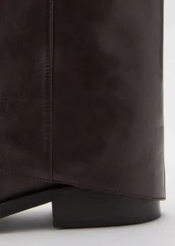 MANGO Buty|Akcesoria Skórzane*Skórzane botki z klamrą