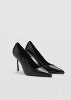 MANGO Buty|Akcesoria Skórzane*Skórzane buty na obcasie