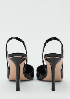 MANGO Buty|Akcesoria Skórzane*Skórzane buty na obcasie