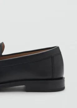 MANGO Skóra|Akcesoria*Skórzane mokasyny zamszowe