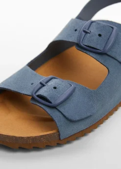 Dzieci MANGO Buty|Buty*Skórzane sandały ze sprzączkami