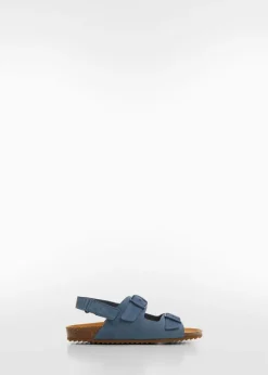 Dzieci MANGO Buty|Buty*Skórzane sandały ze sprzączkami