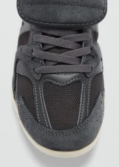 MANGO Buty|Akcesoria Skórzane*Sneakersy skórzane wstawki