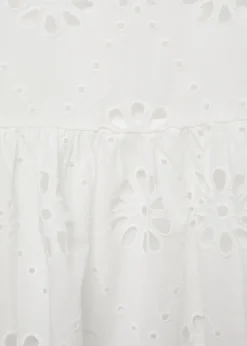 MANGO Spódnice*Spódnica bawełniana z haftem szwajcarskim