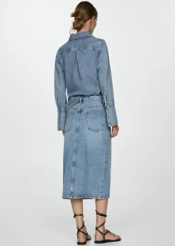 MANGO Spódnice*Spódnica dżinsowa midi