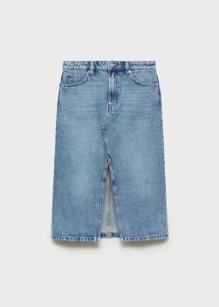 MANGO Spódnice*Spódnica dżinsowa midi