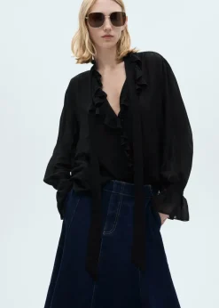 MANGO Spódnice*Spódnica dżinsowa o rozszerzanym kroju