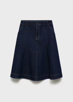 MANGO Spódnice*Spódnica dżinsowa o rozszerzanym kroju