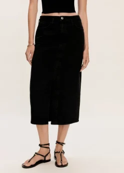 MANGO Spódnice*Spódnica dżinsowa z rozcięciem