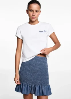 MANGO Spódnice*Spódnica marszczona z falbankami