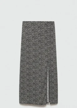 MANGO Spódnice*Spódnica midi w kwiaty