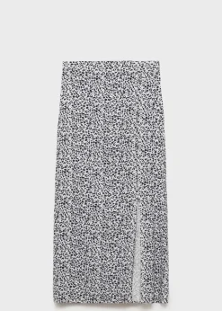 MANGO Spódnice*Spódnica midi w lamparcie cętki