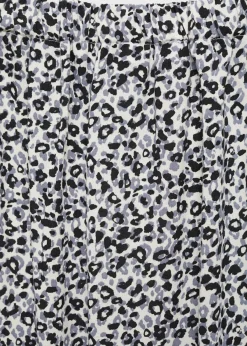 MANGO Spódnice*Spódnica midi w lamparcie cętki