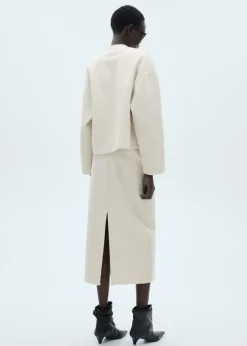 MANGO Spódnice*Spódnica midi z dzianiny bouclé