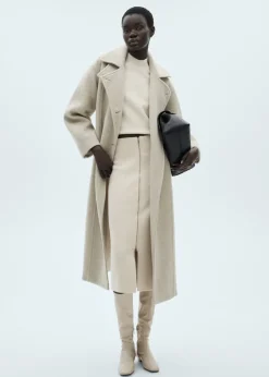 MANGO Spódnice*Spódnica midi z dzianiny z zapięciem na zamek