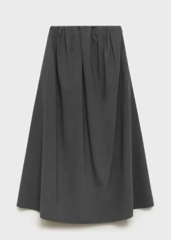 MANGO Spódnice*Spódnica o rozszerzanym kroju z fałdami