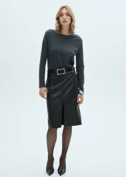 MANGO Spódnice*Spódnica ołówkowa ze sztucznej skóry