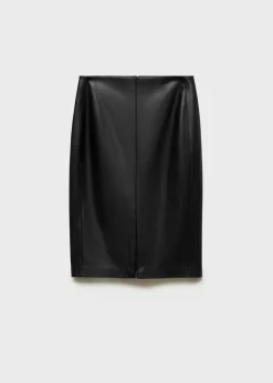 MANGO Spódnice*Spódnica ołówkowa ze sztucznej skóry