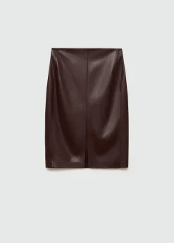 MANGO Spódnice*Spódnica ołówkowa ze sztucznej skóry