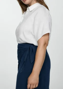 MANGO Spódnice*Spódnica pareo z lyocellu