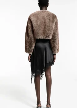 MANGO Spódnice*Spódnica satynowa o asymetrycznym kroju