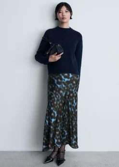 MANGO Spódnice*Spódnica satynowa ze wzorem