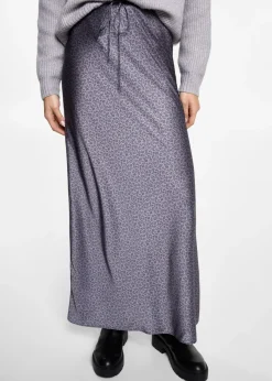 MANGO Spódnice*Spódnica satynowa ze wzorem