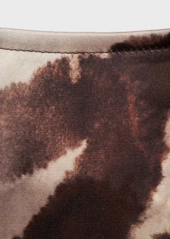 MANGO Spódnice*Spódnica satynowa ze zwierzęcym wzorem