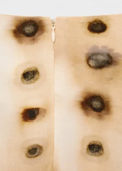 MANGO Spódnice*Spódnica w grochy z węzłem