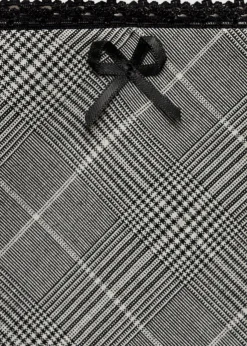 MANGO Spódnice*Spódnica w kratę z dekoracyjnymi wiązaniem