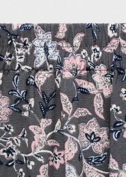 MANGO Spódnice*Spódnica w kwiaty z rozcięciem