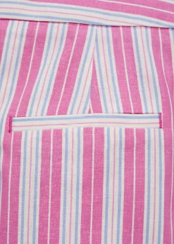 MANGO Spódnice*Spódnica w paski z rozcięciem