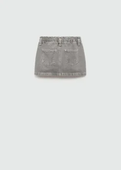 Dzieci MANGO Szorty I Spódnice*Spódnica z denimu paperbag